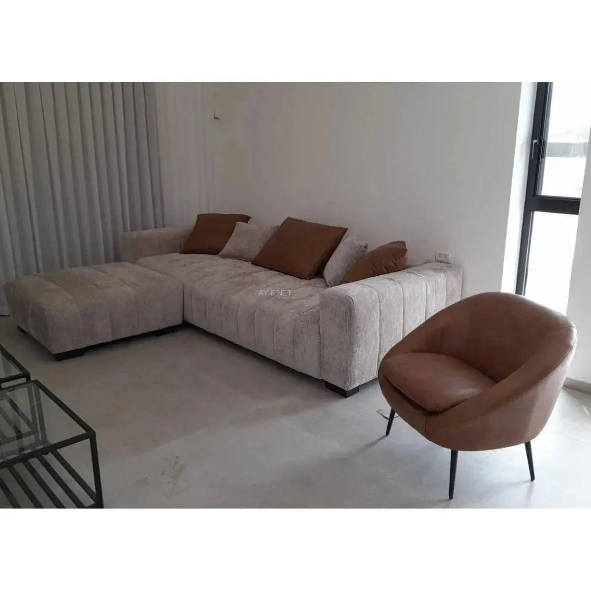 MERLOT | ספת רביצה בעיצוב יוקרתי לסלון - - אשריאן | ASHERIAN