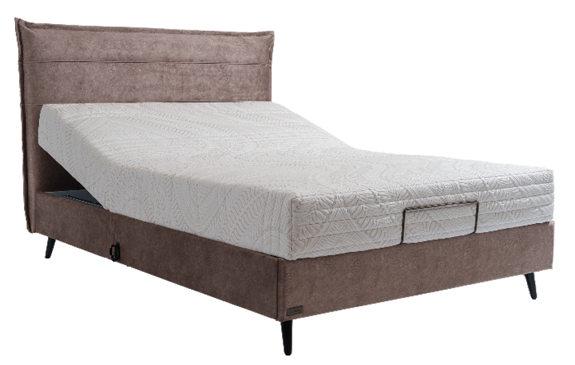 ZING SIMMONS | מיטת נוער 140 עם ראש ומזרן ויסקו - סימונס - 140/200 ס״מ / אפור - מיטה וחצי