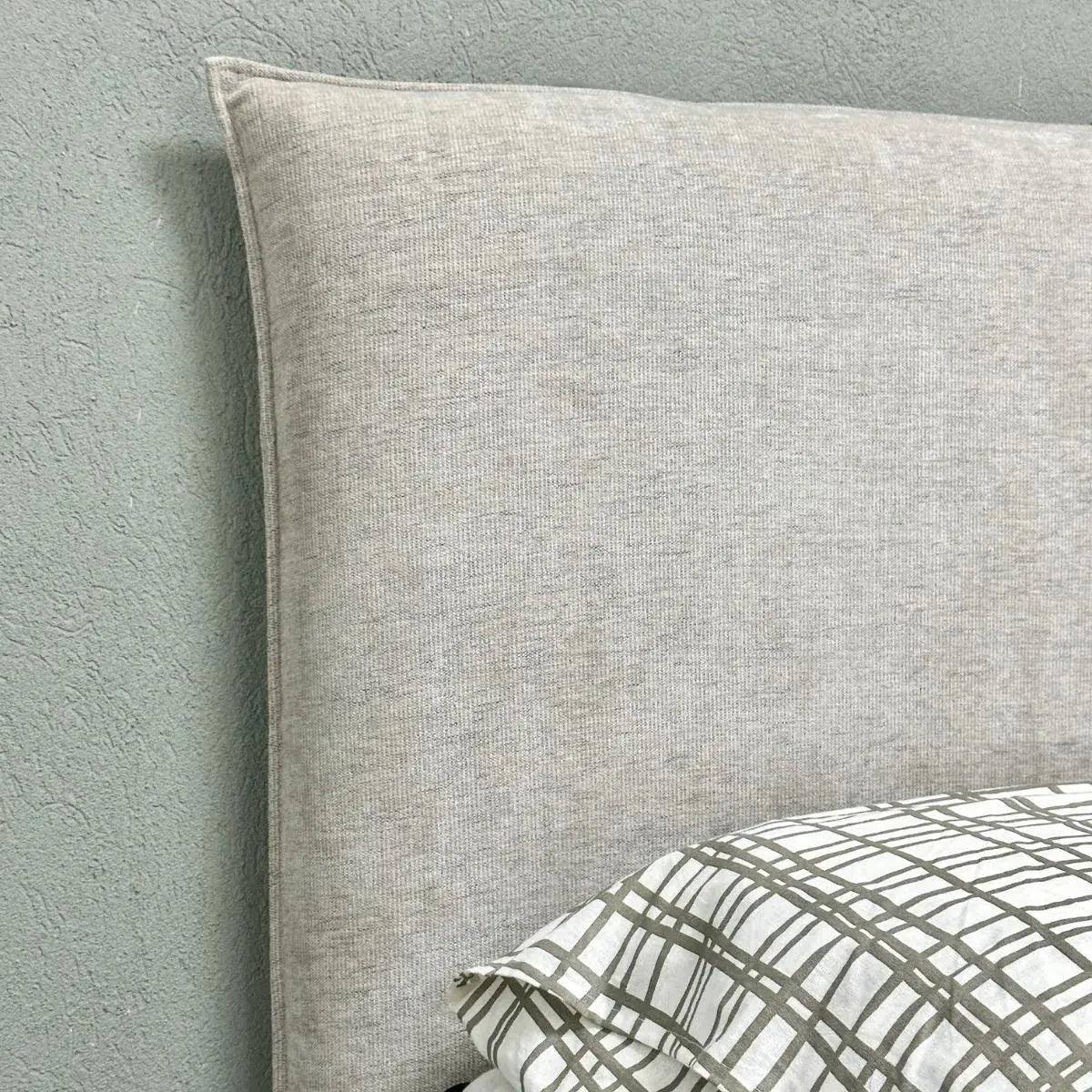 GAYA | מיטה זוגית מעוצבת עם ארגז מצעים בריפוד בד אריג - - אשריאן | ASHERIAN