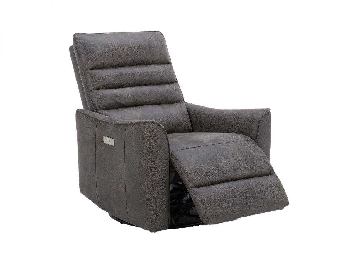 MORRISON | כורסת טלוויזיה חשמלית מבד בעיצוב אלגנטי ד״ר גב - חשמלי אפור - אשריאן | ASHERIAN