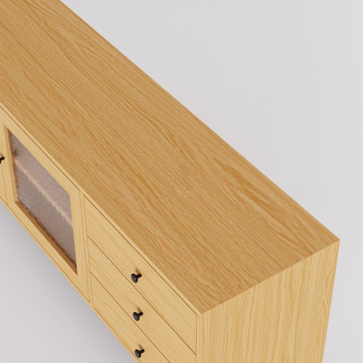 NANNY | מזנון רטרו־וינטאג׳ עם מגירות וזכוכית סבתא