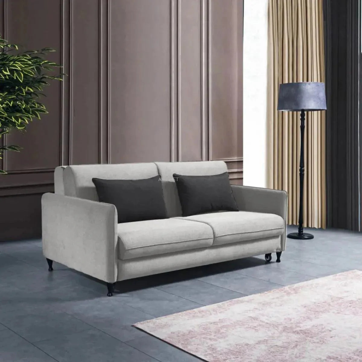 Napoli | ספה דו מושבית איכותית נפתחת למיטה זוגית - גראנז - אשריאן | ASHERIAN