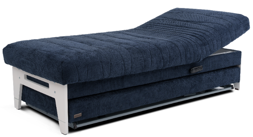 NAVY SIMMONS | מיטת נוער אורטופדית נפתחת - סימונס - 80/190 ס״מ / אפור - יחיד