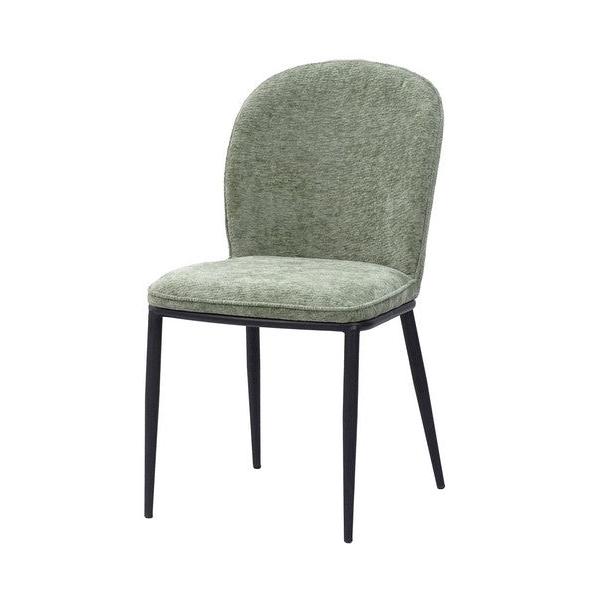 OLIVE | כסא פסים בגימור בד לפינת אוכל - ירוק בהיר - אשריאן | ASHERIAN