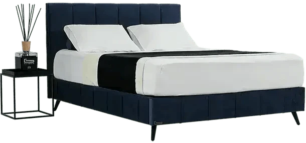 OMEGA | מיטה מרופדת בעיצוב נקי עם ארגז מצעים נסתר GENESIS - - אשריאן | ASHERIAN