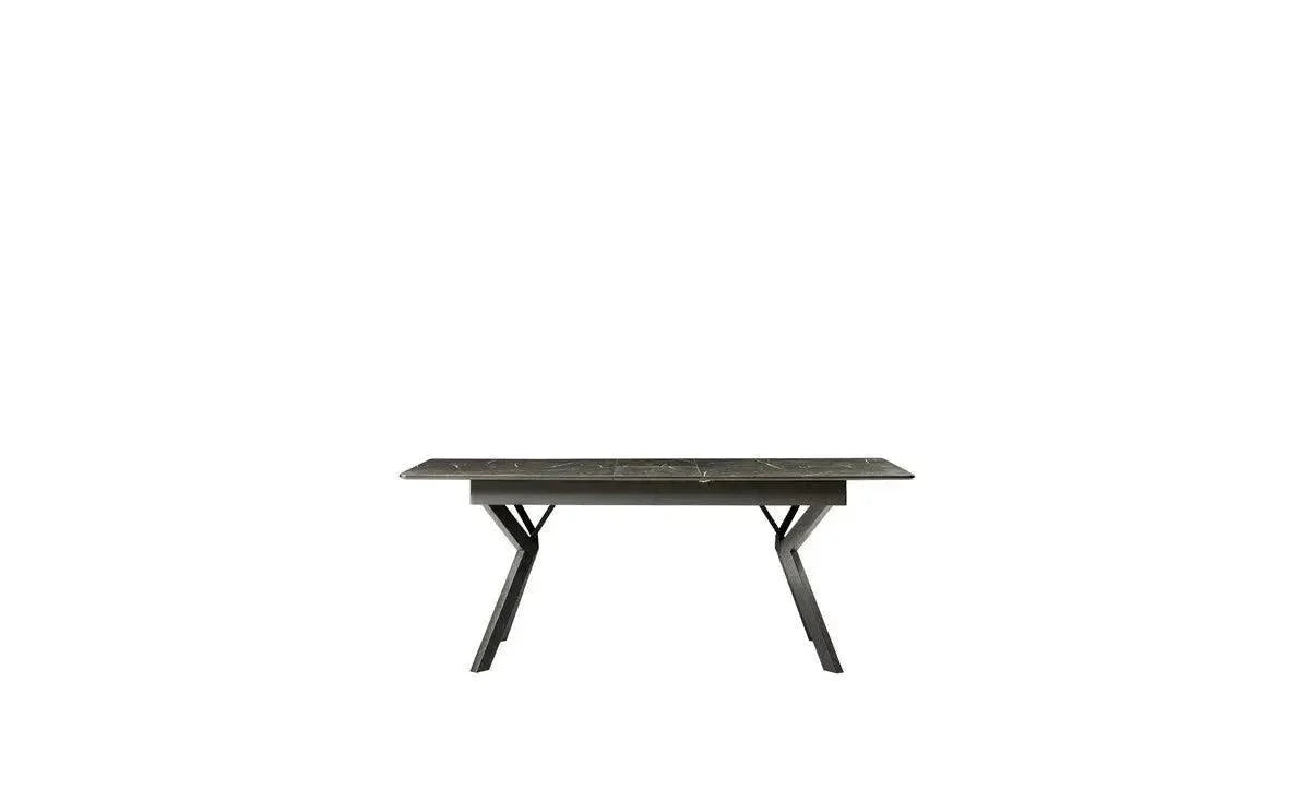 PAPAYA | שולחן אוכל בעיצוב מודרני עם רגל ברזל ייחודית - - אשריאן | ASHERIAN