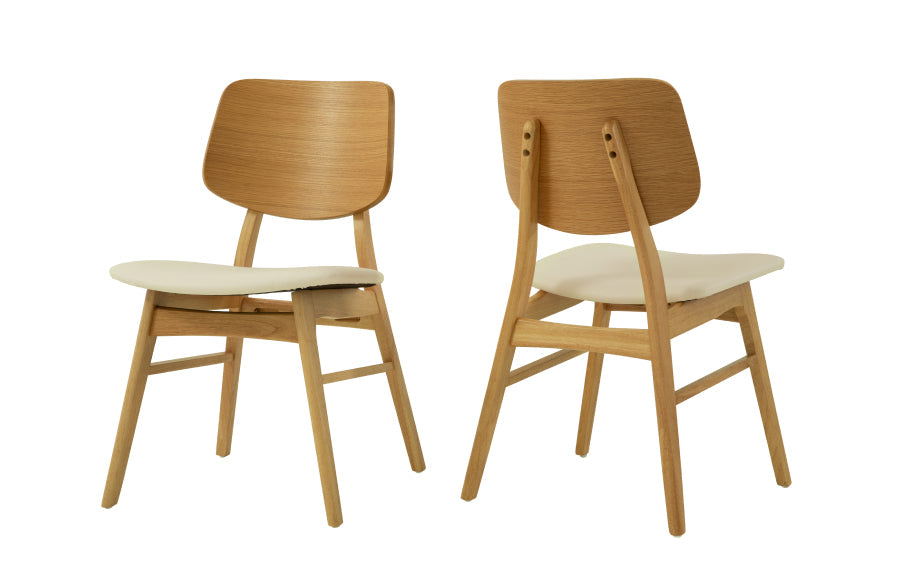 PETRA | כסא אוכל מעץ בעיצוב רטרו