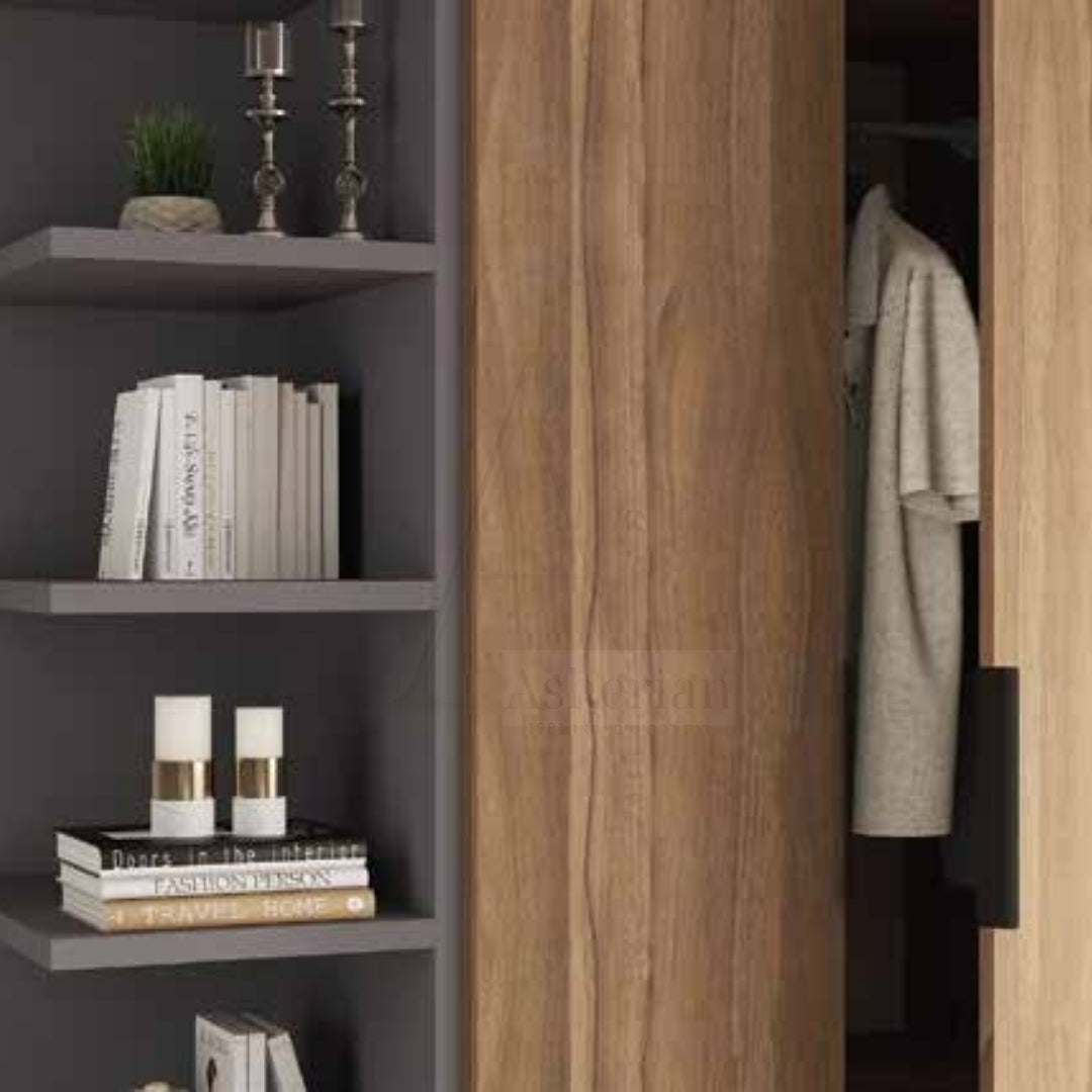 POLAR | ארון מודרני עם מדפים פתוחים - - אשריאן | ASHERIAN