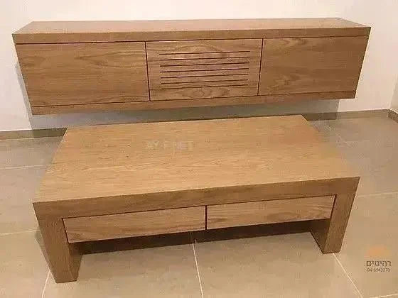 פולי | שולחן סלון עם מגירות לסלון - - אשריאן | ASHERIAN