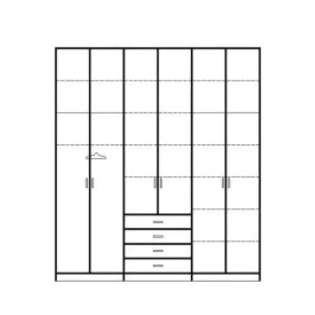 Ram | ארון בגדים עד התקרה עם דלתות ומגירות - - אשריאן | ASHERIAN