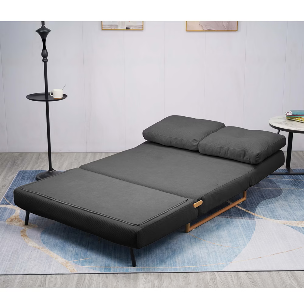 REST 3 | ספה תלת מושבית נפתחת למיטה עם רגלי עץ