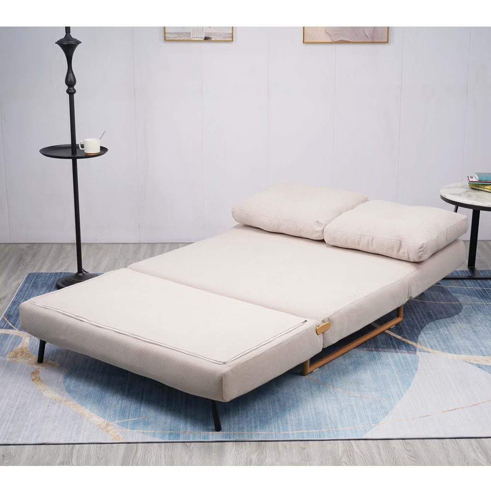 REST 3 | ספה תלת מושבית נפתחת למיטה עם רגלי עץ