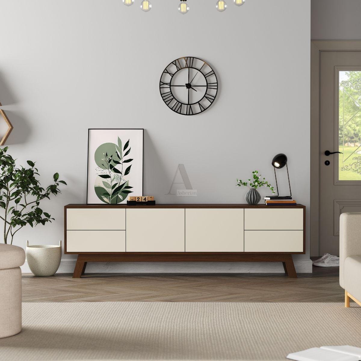 ROCE | מזנון נורדי־כפרי בעיצוב נקי ופתיחה בטאץ׳ - 180 ס״מ