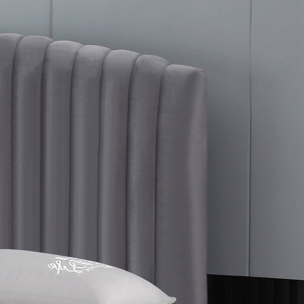 Ronda | מיטה וחצי מבד בעיצוב מעוגל עם ארגז מצעים - - אשריאן | ASHERIAN