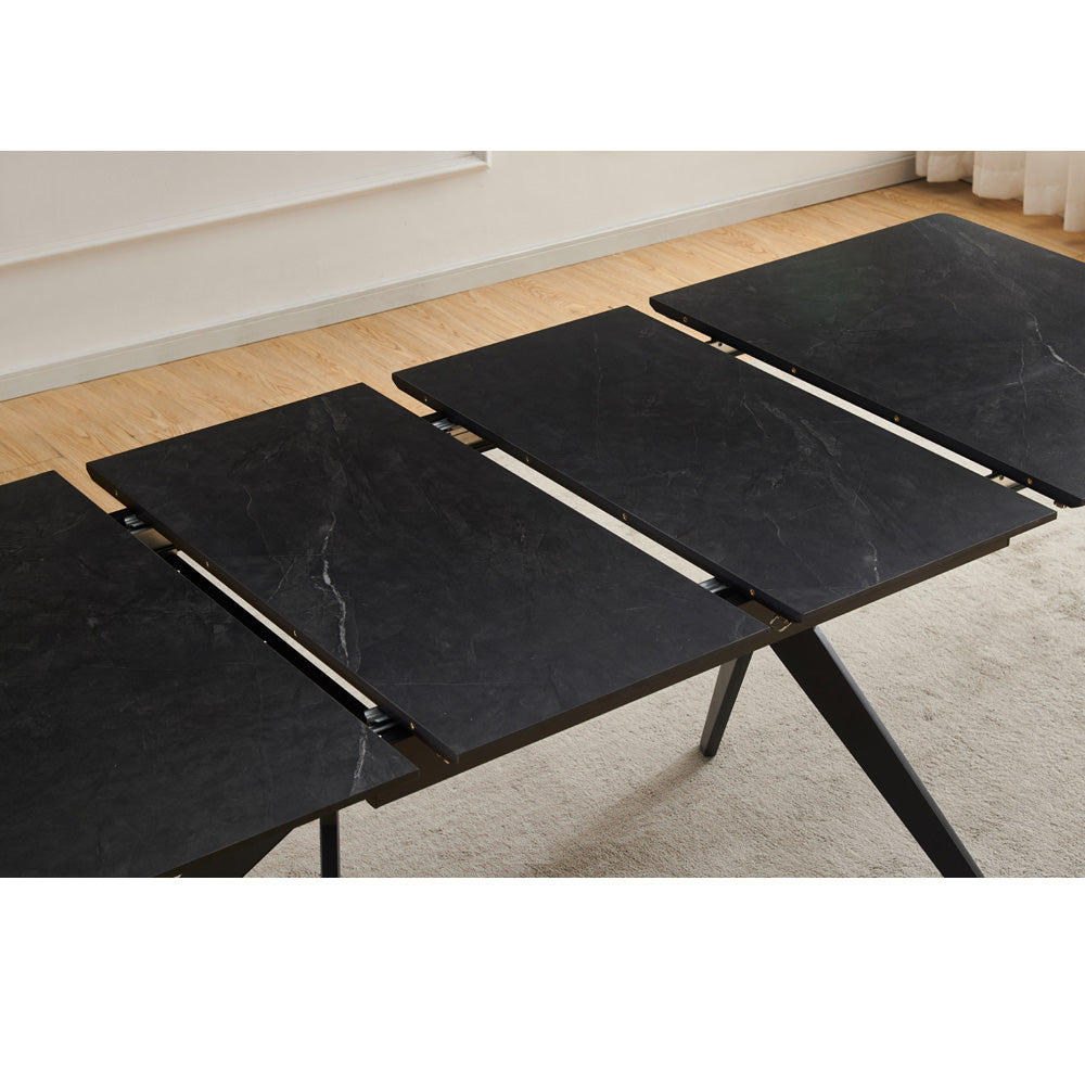 SOYA | שולחן אוכל מלבני קטן נפתח בעיצוב מודרני