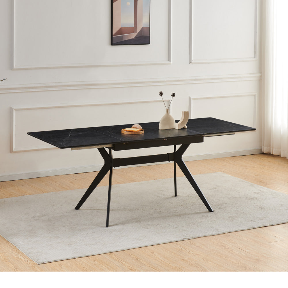 SOYA | שולחן אוכל מלבני קטן נפתח בעיצוב מודרני