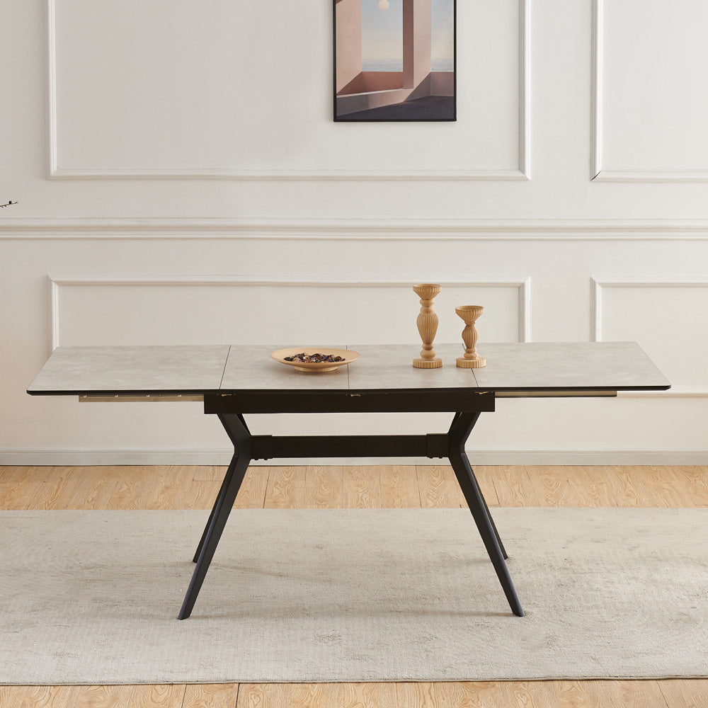 SOYA | שולחן אוכל מלבני קטן נפתח בעיצוב מודרני