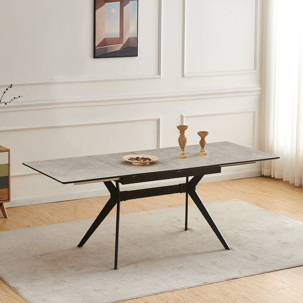 SOYA | שולחן אוכל מלבני קטן נפתח בעיצוב מודרני