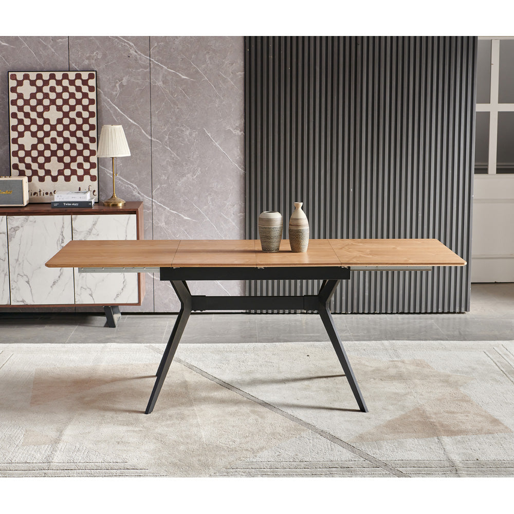 SOYA | שולחן אוכל מלבני קטן נפתח בעיצוב מודרני - - אשריאן | ASHERIAN