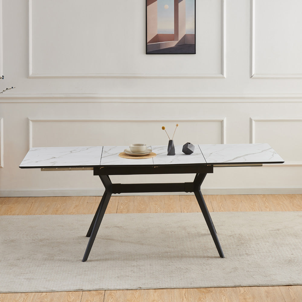 SOYA | שולחן אוכל מלבני קטן נפתח בעיצוב מודרני