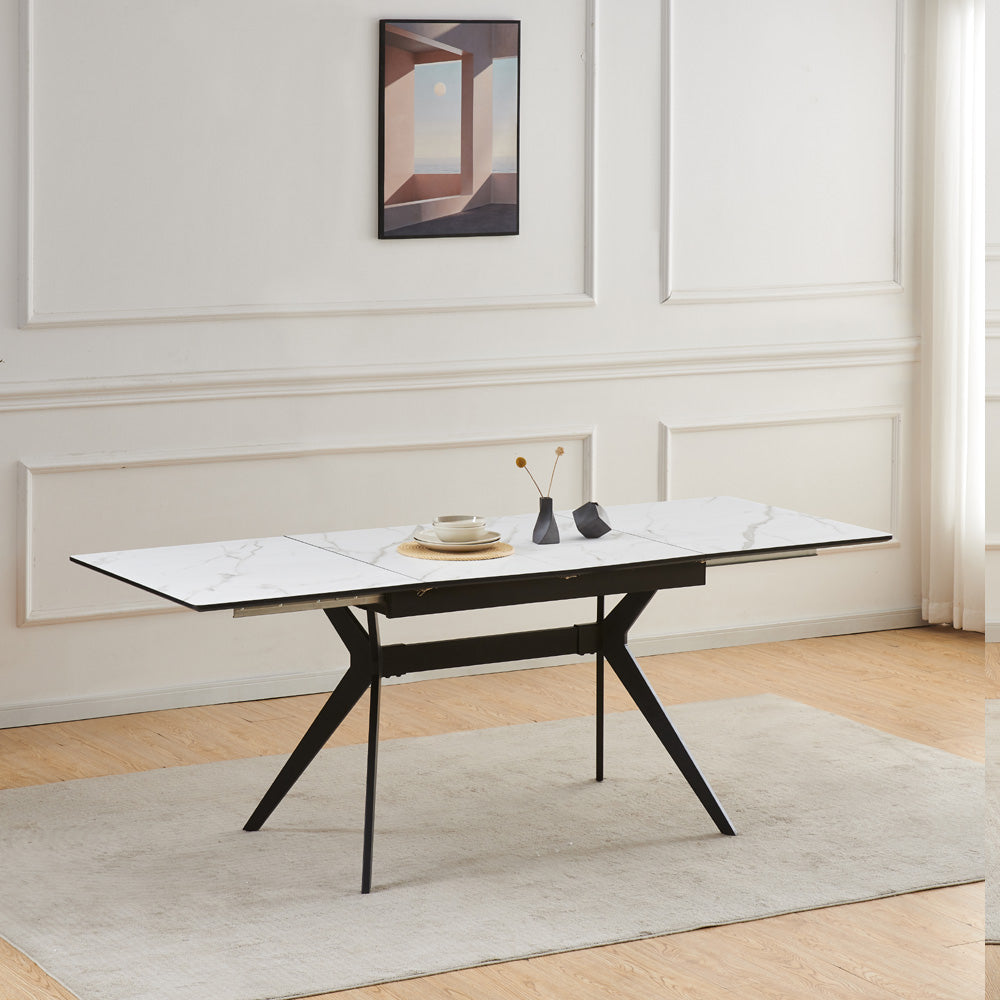 SOYA | שולחן אוכל מלבני קטן נפתח בעיצוב מודרני