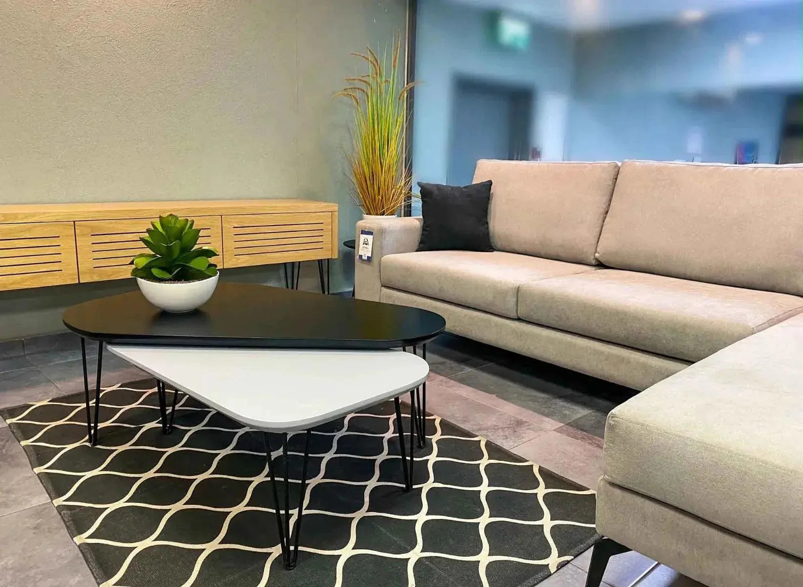 Seoul | סלון פינתי בעיצוב מודרני עם רגלי ברזל - - אשריאן | ASHERIAN