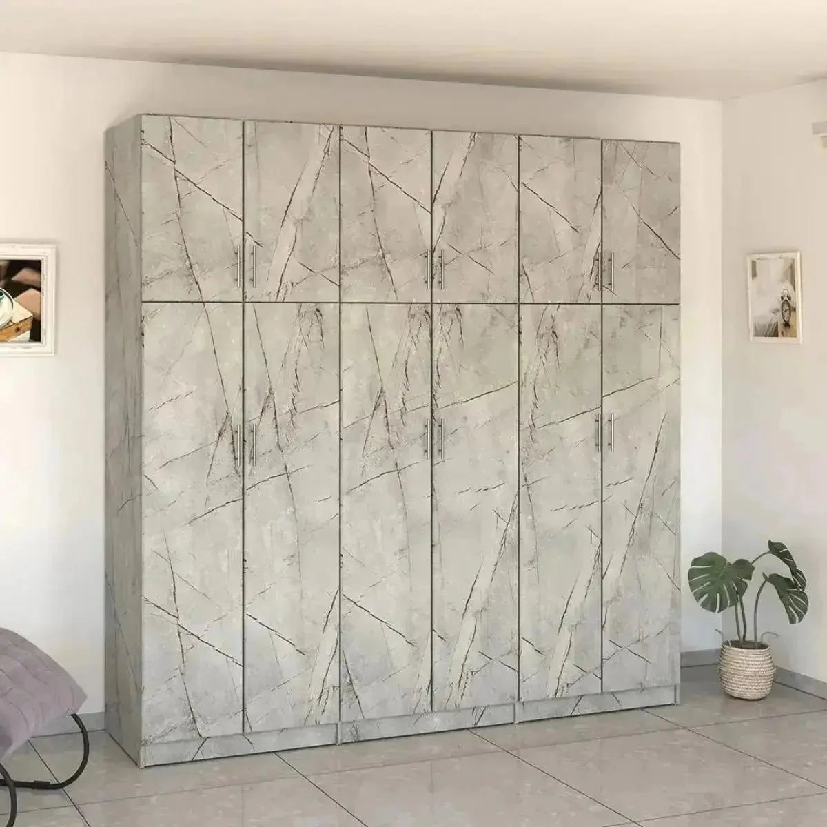 SHAHAF | ארון 6 דלתות בחלוקה נוחה ומאורגנת - - אשריאן | ASHERIAN