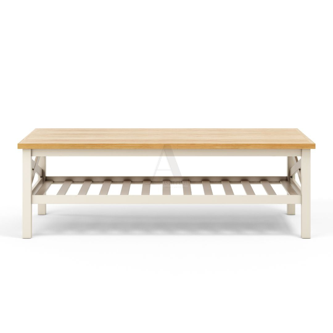 JAVA | שולחן סלון כפרי מעץ בהתאמה אישית - - אשריאן | ASHERIAN