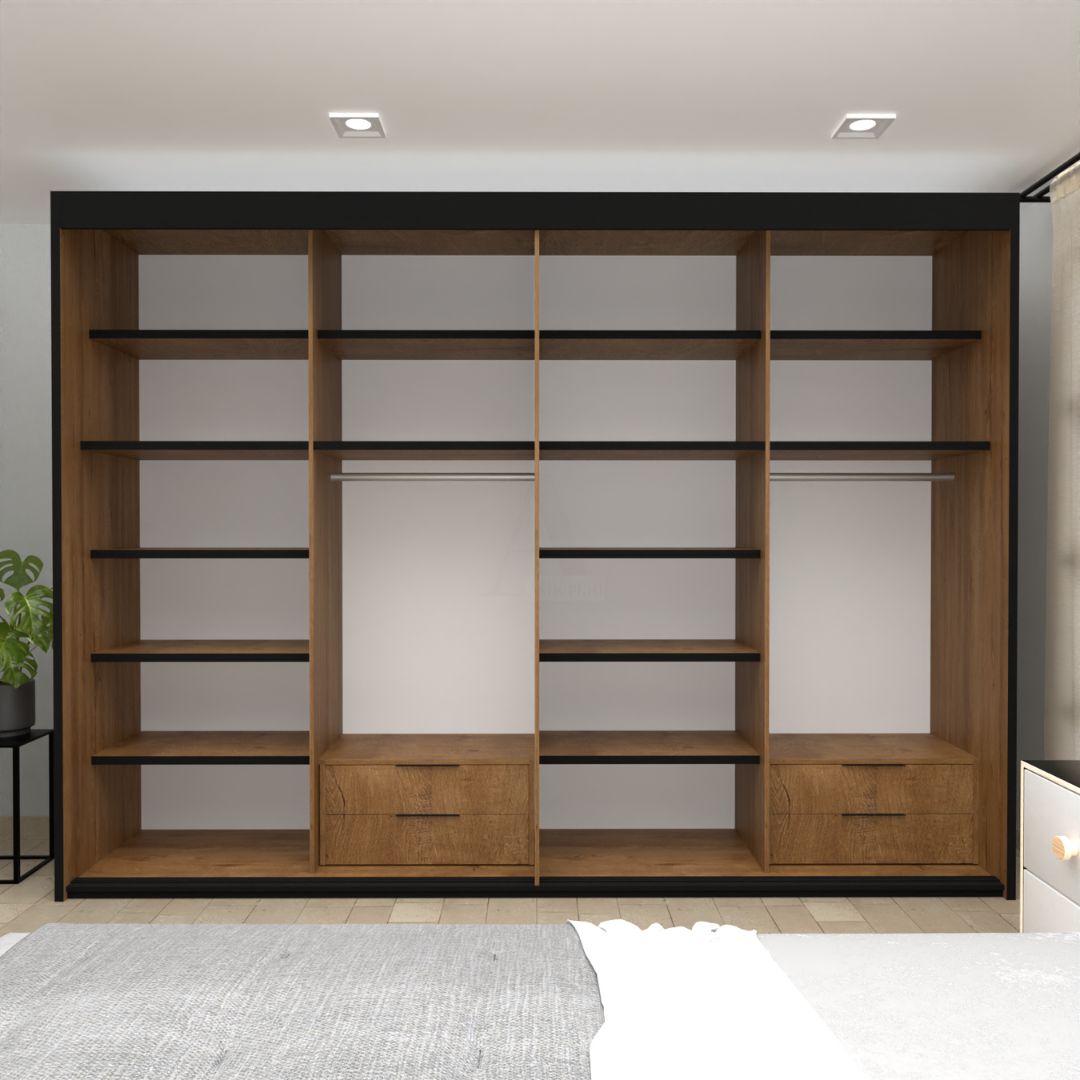 EMA | ארון הזזה בעיצוב אלגנטי עם 2 דלתות