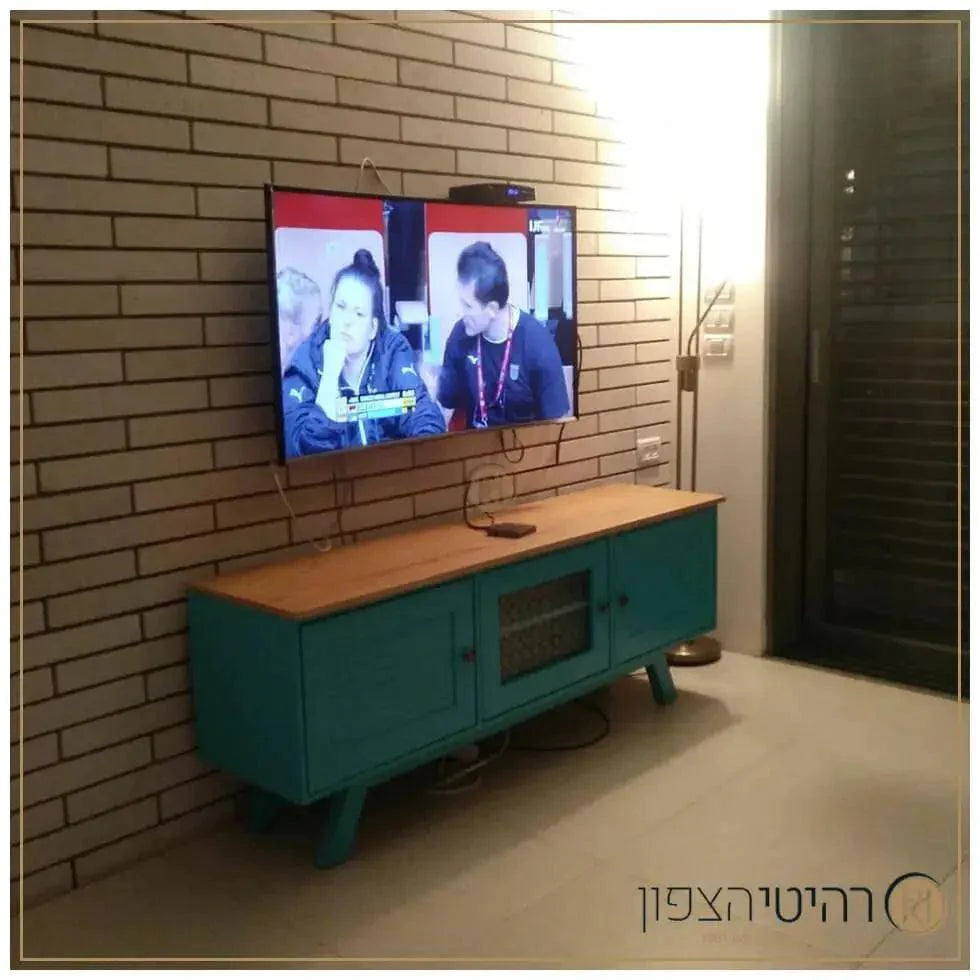 SKY | סט מזנון עם שולחן לסלון בעיצוב וינטאג' ייחודי - - אשריאן | ASHERIAN