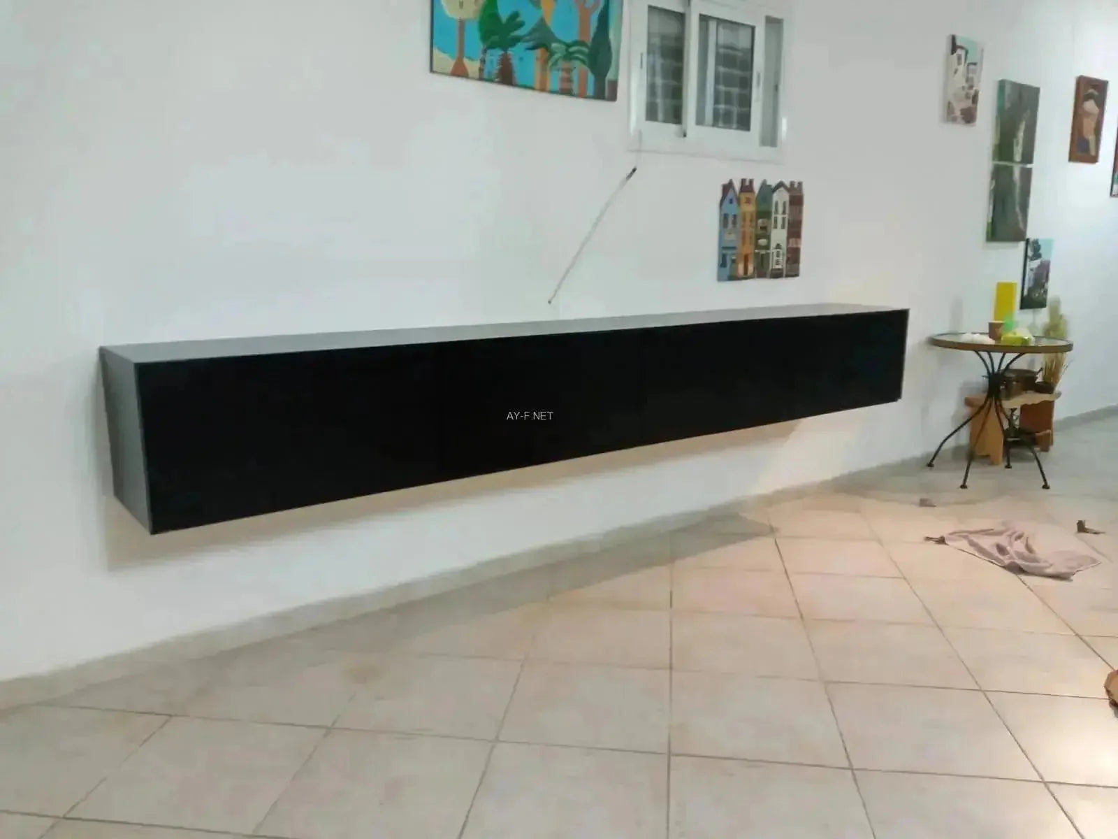 סימפוני | מזנון צף בעיצוב מודרני לסלון - - אשריאן | ASHERIAN