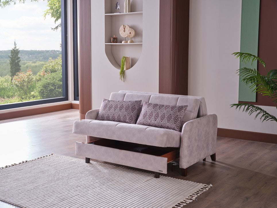 TANGO | ספה דו נפתחת למיטה זוגית עם אחסון