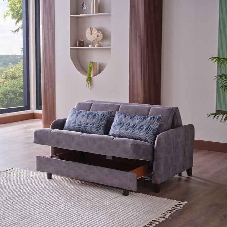 TANGO | ספה דו נפתחת למיטה זוגית עם אחסון