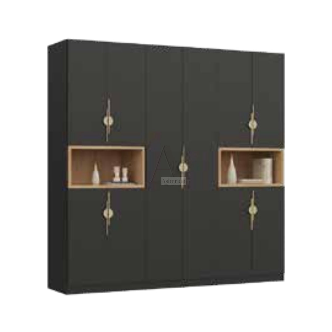 TEMP | ארון פתיחה מודרני עם נישה פתוחה - - אשריאן | ASHERIAN