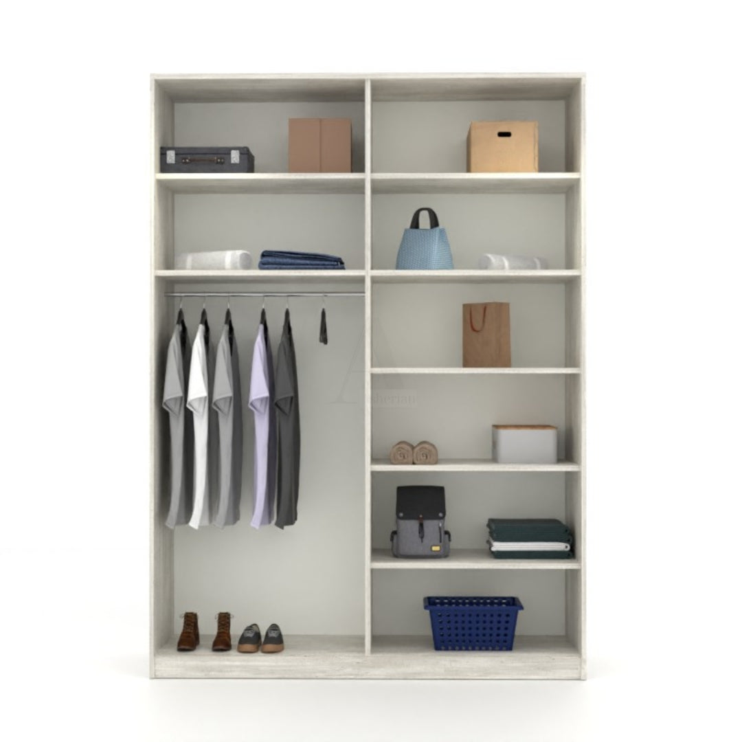 TLV | ארון עם דלתות פתיחה במראה נקי - - אשריאן | ASHERIAN