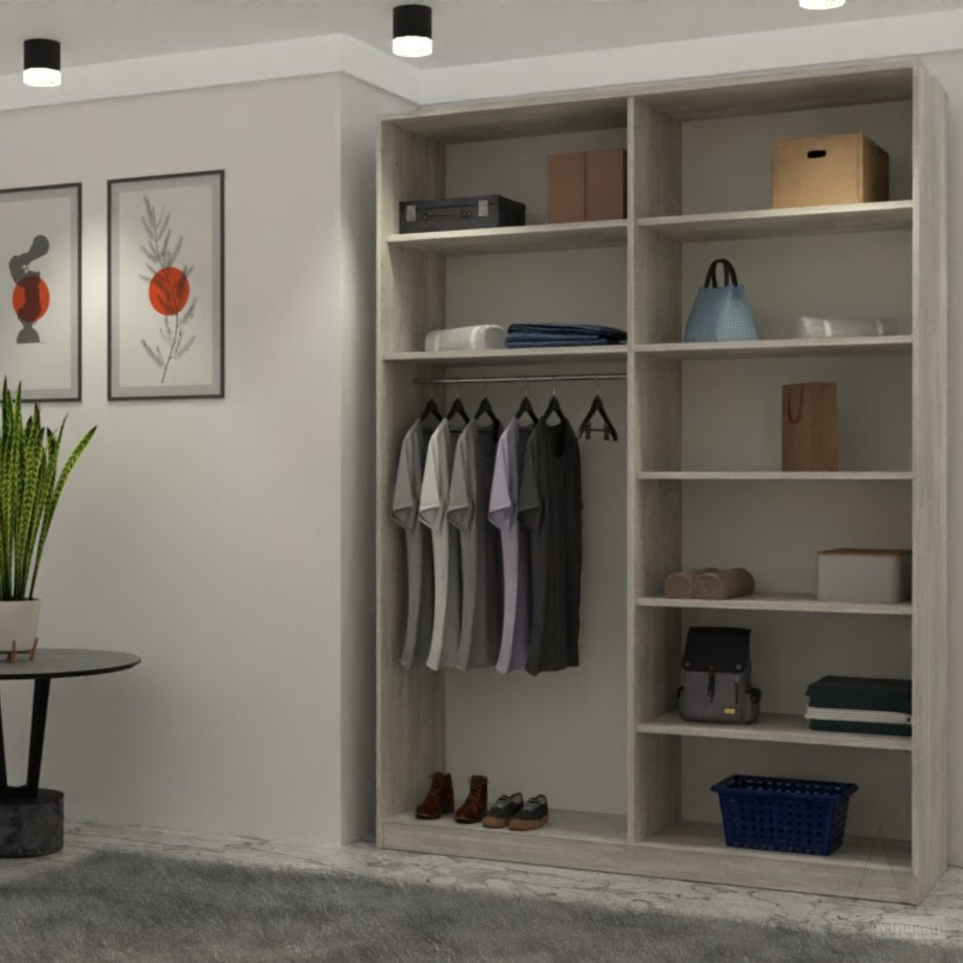 TLV | ארון עם דלתות פתיחה במראה נקי - - אשריאן | ASHERIAN