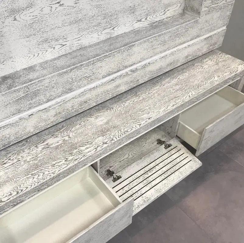 TOKYO | מערכת מזנון תלוי עם מסגרת לטלוויזיה בעיצוב חכם - - אשריאן | ASHERIAN