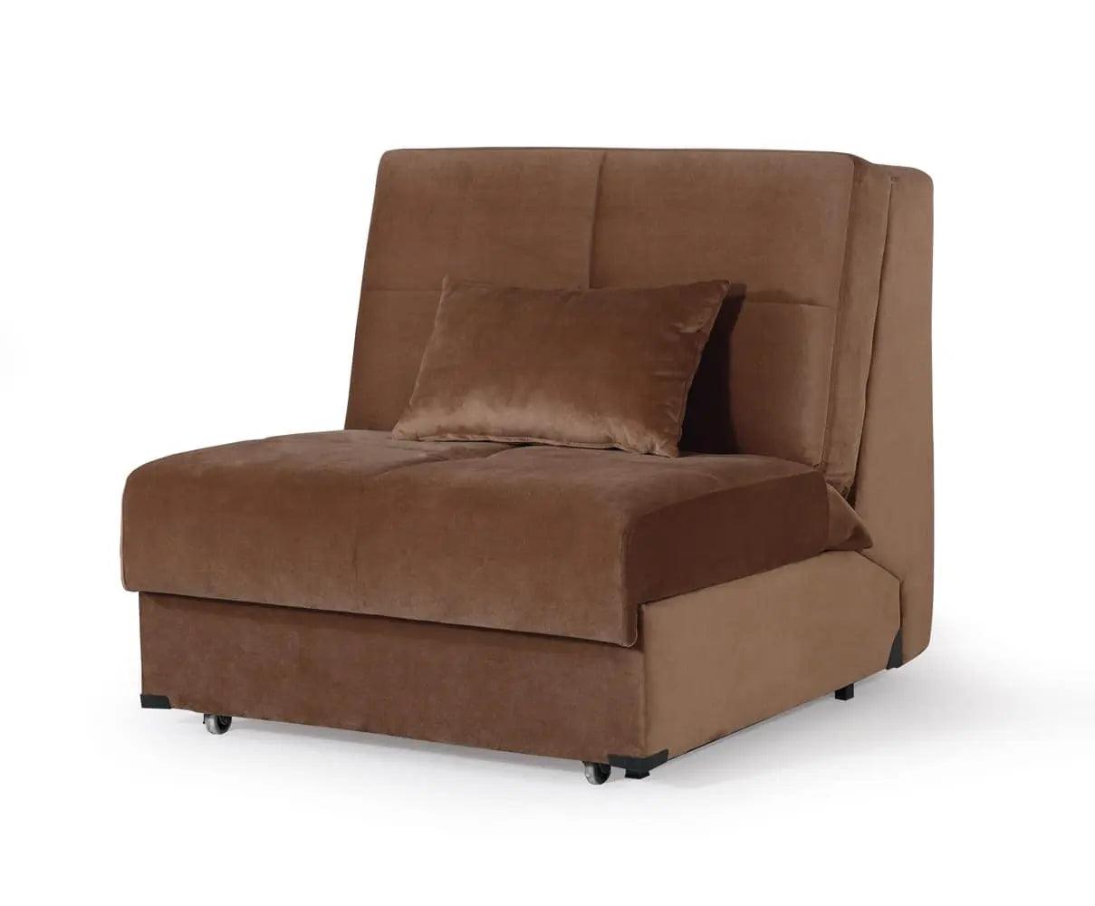 Venezia | כורסת יחיד קומפקטית שנפתחת למיטה זוגית - - אשריאן | ASHERIAN
