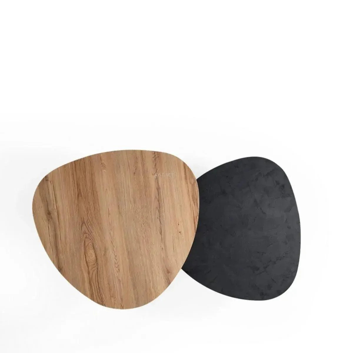 VIVO | צמד שולחנות אמורפיים לסלון בשלוב צבעים מהמם - - אשריאן | ASHERIAN