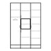 CLIO | ארון 1.60 מ' עם 3 דלתות פתיחה בשילוב נישה ומגירות - אשריאן | ASHERIAN