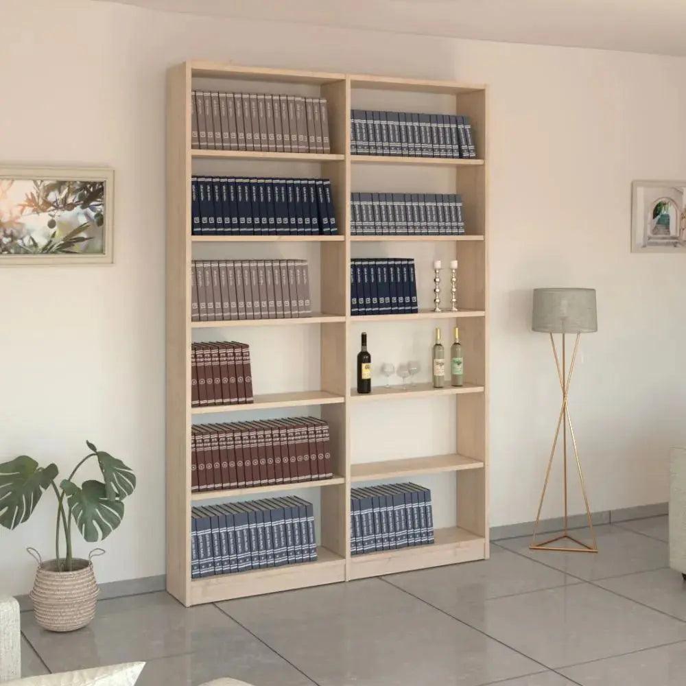 Flow 9 | ארון ספרים מודולרי פתוח - 157.5 ס״מ - 2 תאים מולבן - אשריאן | ASHERIAN