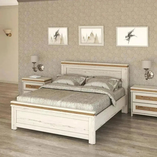 ארבל | מיטה זוגית איכותית מעץ בעיצוב כפרי - Asherian | אשריאן רהיטים
