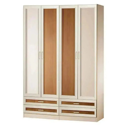 ארון בגדים 4 דלתות סנדוויץ' דגם קיצ׳י - Asherian | אשריאן רהיטים