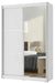 הנרי | ארון הזזה 2 דלתות בעיצוב מודרני עם מראה - Asherian | אשריאן רהיטים