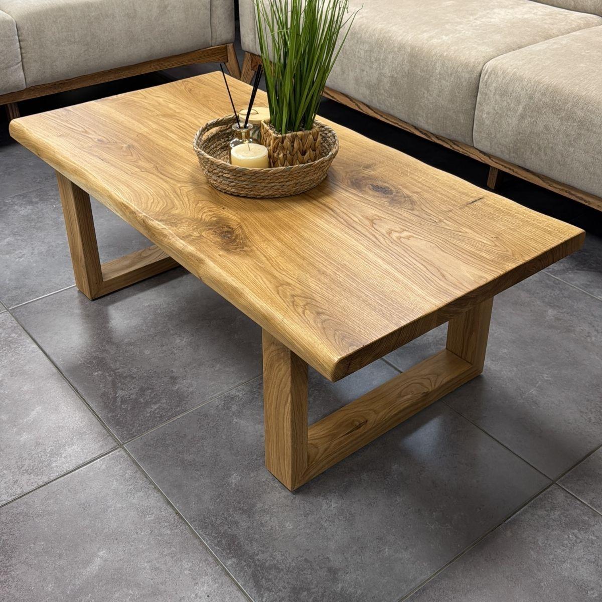 BALI | שולחן סלון עץ מלא בעיצוב כפרי טבעי