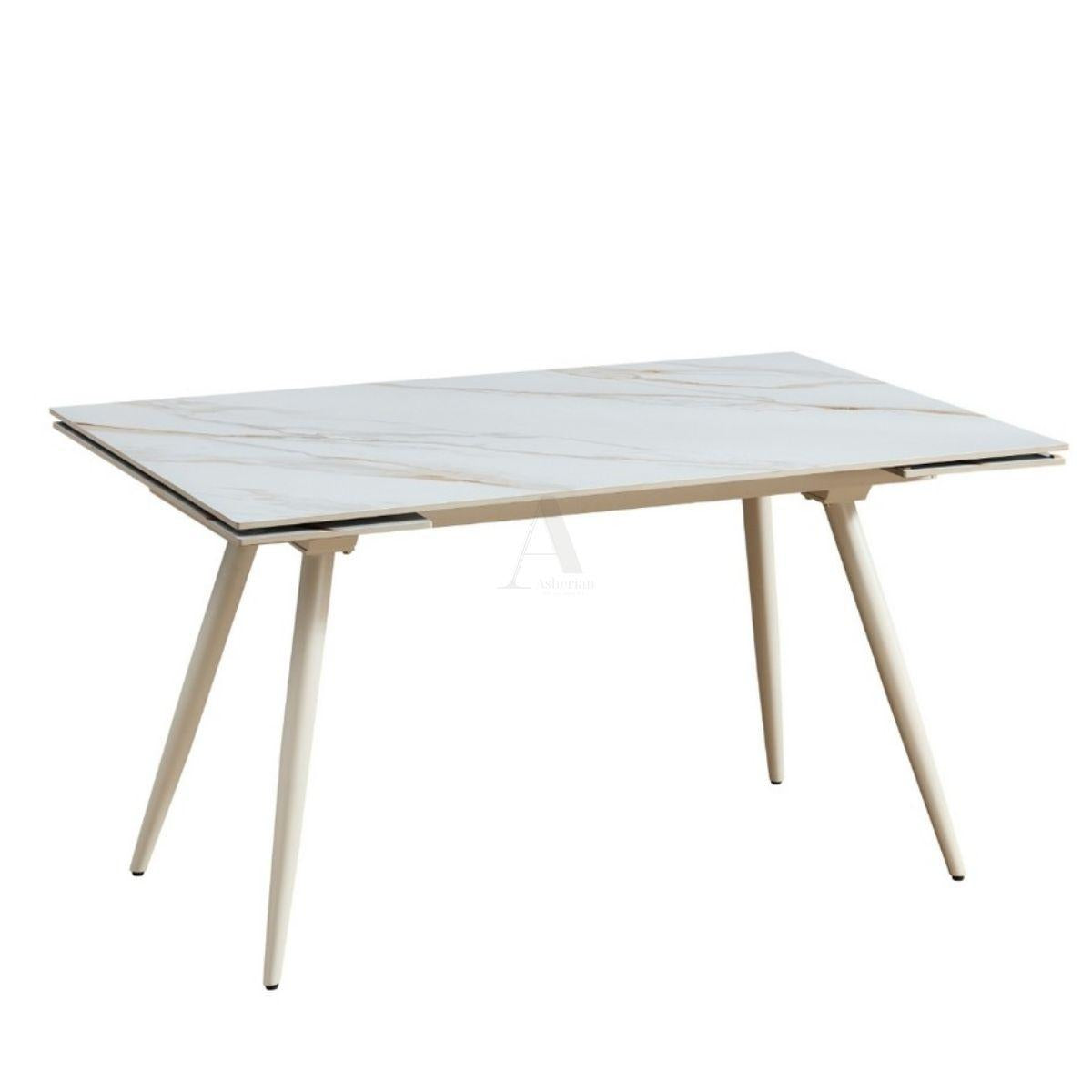 TROM | שולחן אוכל סטייל קטן רגלי מתכת סהרה