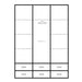 ארון בגדים 3 דלתות 1.50 מ' דגם נעמה עם מראה - Asherian | אשריאן רהיטים
