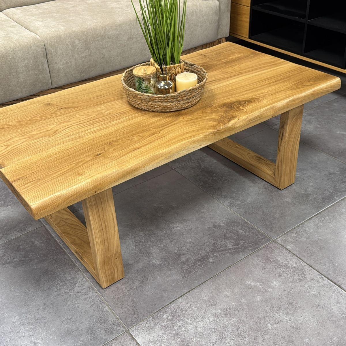 BALI | שולחן סלון עץ מלא בעיצוב כפרי טבעי