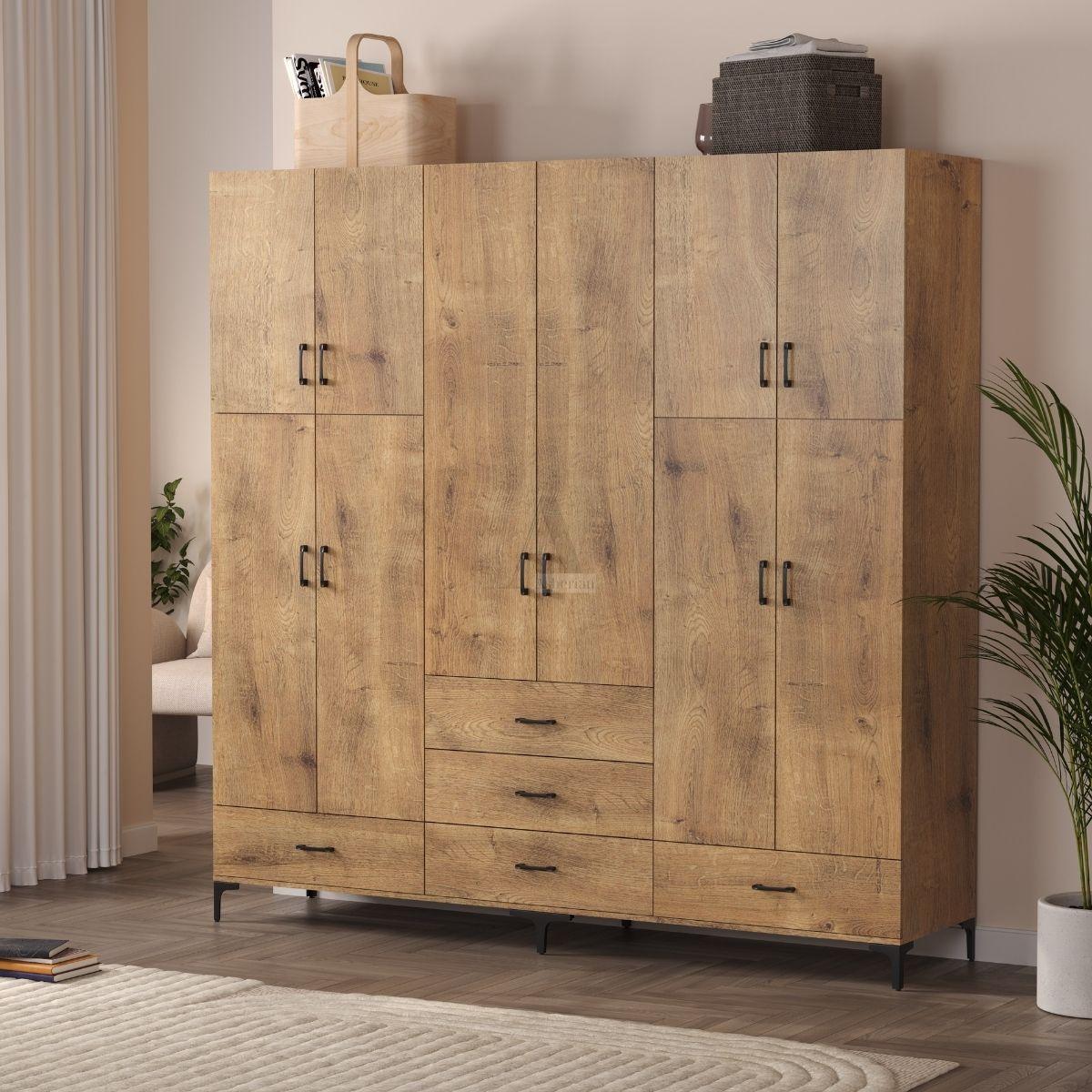 ADIR | ארון סנדוויץ׳ דלתות פתיחה מחולקות עם מגירות טריקה שקטה ובמה