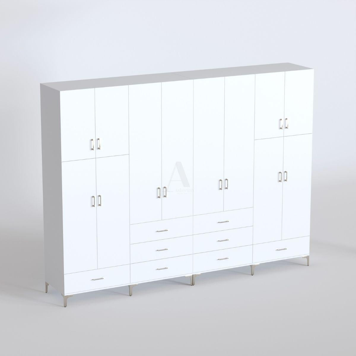 ADIR | ארון סנדוויץ׳ דלתות פתיחה מחולקות עם מגירות טריקה שקטה ובמה